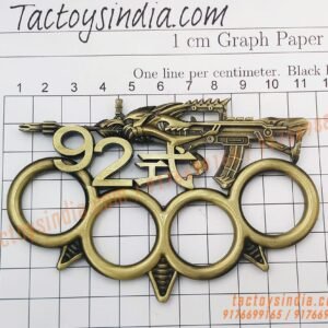 92-Dragon-Inspired-Assault-Rifle-Copper-Colour-Spiked-Melee-Knuckle-Duster-Punch