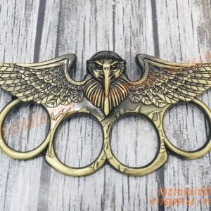 Copper-Hawk-with-Big-Open-Wings-Knuckle-Duster-Large-Finger-Rings-Vintage-Themed-punch-India