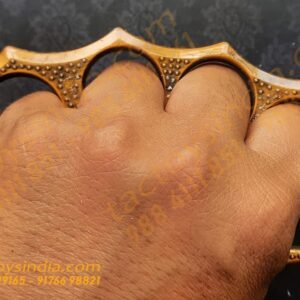Copper Solid Cord Braided 4 Fingers Self Defence Army Type Knuckles Outdoor activities Knuckle Duster Minimalist pocket Tool Tactoys India