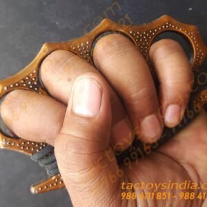 Copper Solid Cord Braided 4 Fingers Self Defence Army Type Knuckles Outdoor activities Knuckle Duster Minimalist pocket Tool Tactoys India