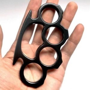 Minimalist-solid-Grey-Black-Slim-Pocket-Knuckle-Duster-Wallet-Pocket-Friendly-for-Travellers