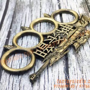 Sniper-Rifle-Chinese-Text-Knucks-Copper-Colour-Latest-Design-Fist-Knuckle-Duster-Fighter