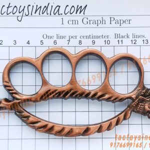 Vintage-Copper-Colour-Skull-Spine-Knucks-Skull-Breaker-Piercer-Large-Size-Rings-Army-Fight-Punch