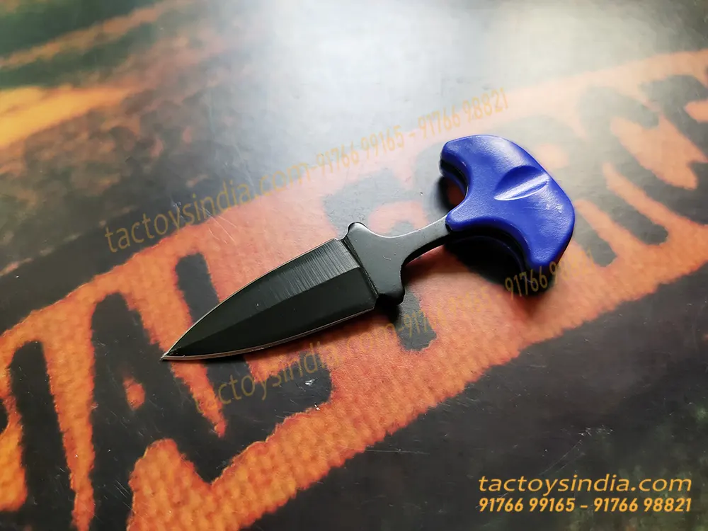 ABKT Combat Ready Worlds Smallest Ninja Push Dagger Pendant Neck Knife Multicolor