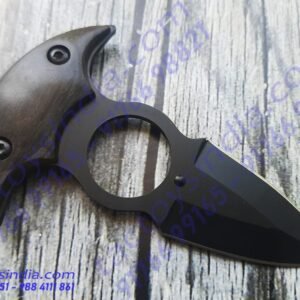 Push Dagger Neck Knife defence Pendant With Quick release ABS Fibre Sheath and Adjustable Ball Chain by Tactoys India