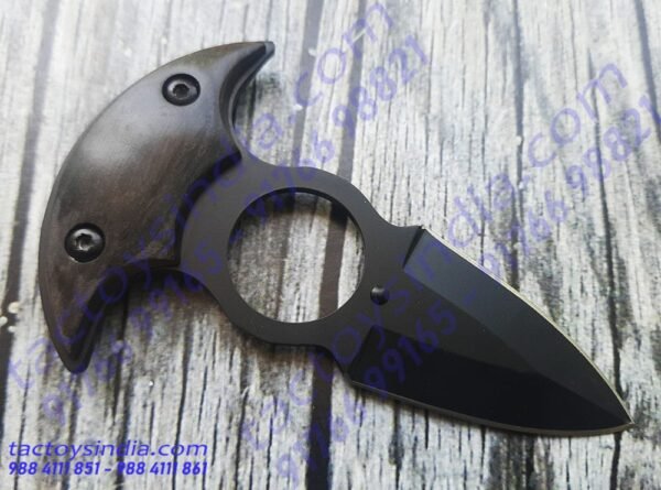 Push Dagger Neck Knife defence Pendant With Quick release ABS Fibre Sheath and Adjustable Ball Chain by Tactoys India
