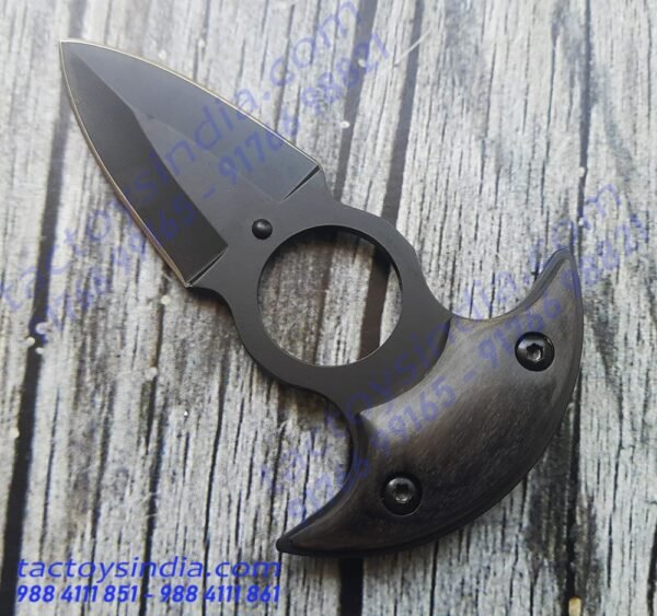 Push Dagger Neck Knife defence Pendant With Quick release ABS Fibre Sheath and Adjustable Ball Chain by Tactoys India