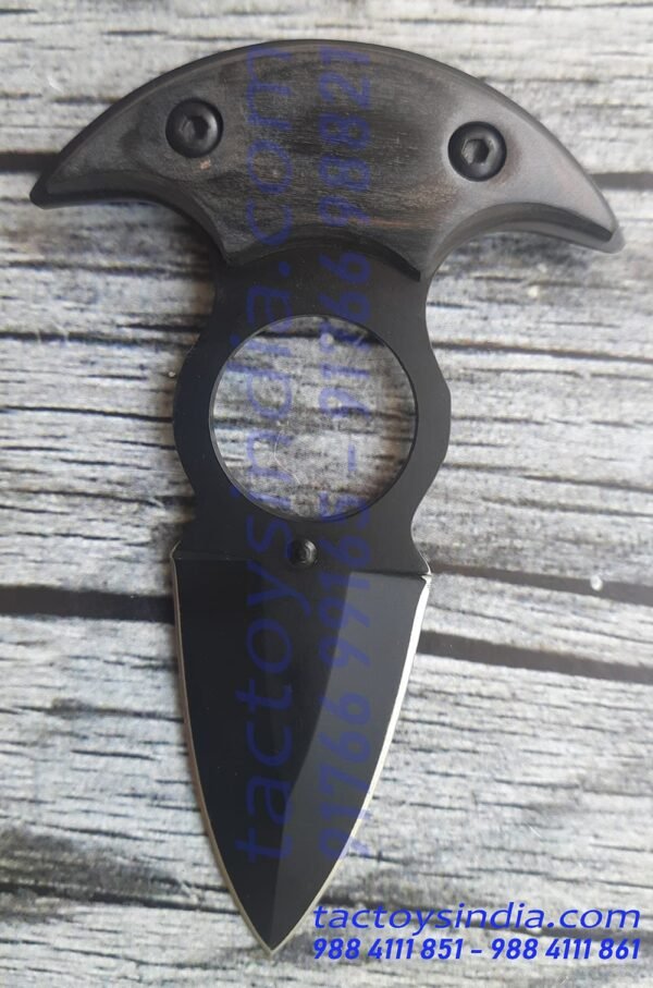 Push Dagger Neck Knife defence Pendant With Quick release ABS Fibre Sheath and Adjustable Ball Chain by Tactoys India